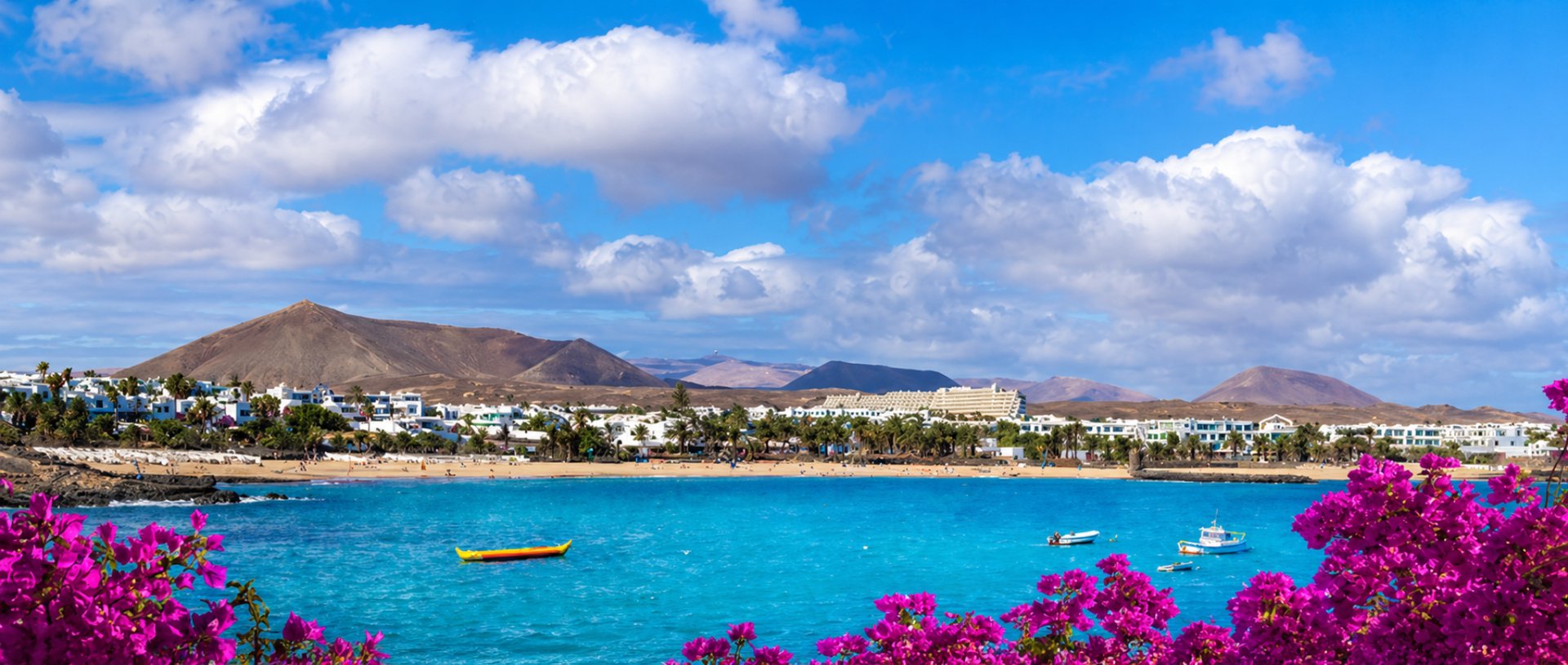 Costa Teguise coastline and beach
